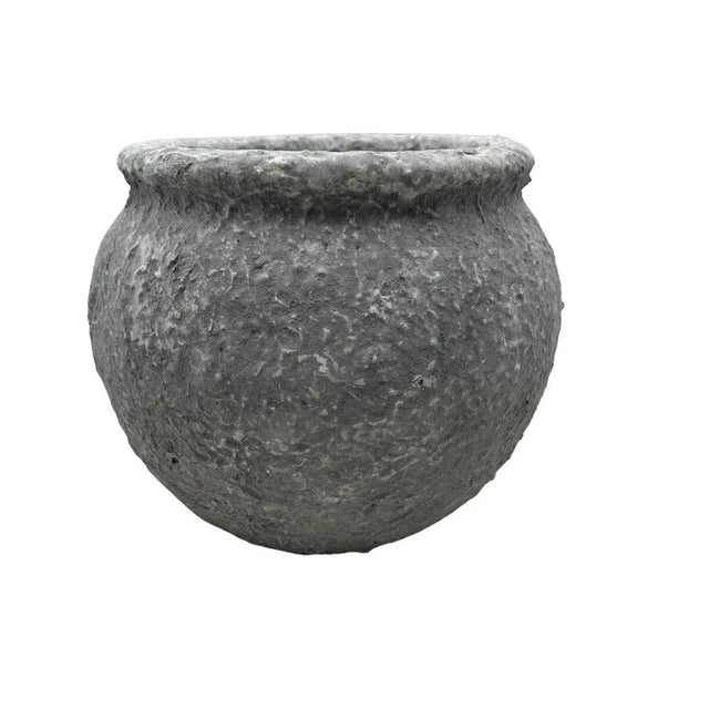 Hand-crafted vintage water pots from Java were made by local artisans and traditionally used to carry water. Featuring...