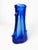 Italian Hand-Blown Cobalt Blue Murano Art Glass Vase, 1960 For Sale - Image 12 of 13
