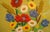 1970s VTG 1970s Framed Crewel Floral Bouquet Needlework Art Mid-Century Retro For Sale - Image 5 of 10