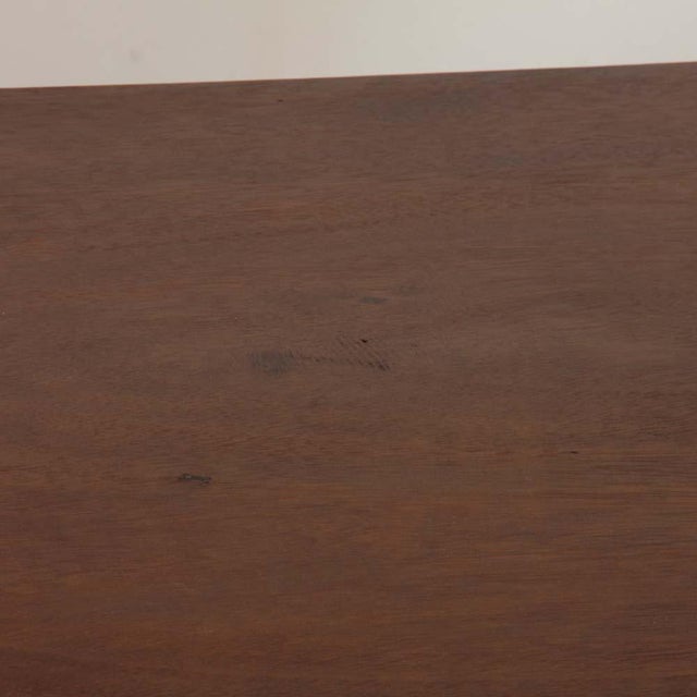 1940s Geometric Wooden Side Table, 1940s For Sale - Image 5 of 10