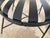 Antique Francois Carre Black Sunburst Garden Chair For Sale - Image 10 of 11