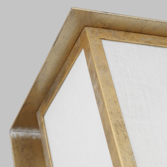 Visual Comfort Thom Filicia by Visual Comfort Studio Dresden 1-Light Large Sconce in Coastal Gild For Sale - Image 4 of 6