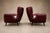 Pair of Brazilian Modernist Armchairs in Hardwood, Burgundy Leather & Bouclé by Carlo Hauner, Brazil, 1950s - Lot 466B For Sale - Image 10 of 18
