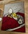 Large rug 100 x 130 cm, Axis edition from 1994, featuring Tintin and Snowy "The Amilcar" by Hergé. Rug in good condition,...
