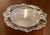 1990s Vintage Gorham Silver Tray Used as Dog Bowl, Catchall, Serving Dish or Wine Coaster for Bar Cart, Vanity Styling, Palm Beach Regency or Traditional For Sale - Image 5 of 10