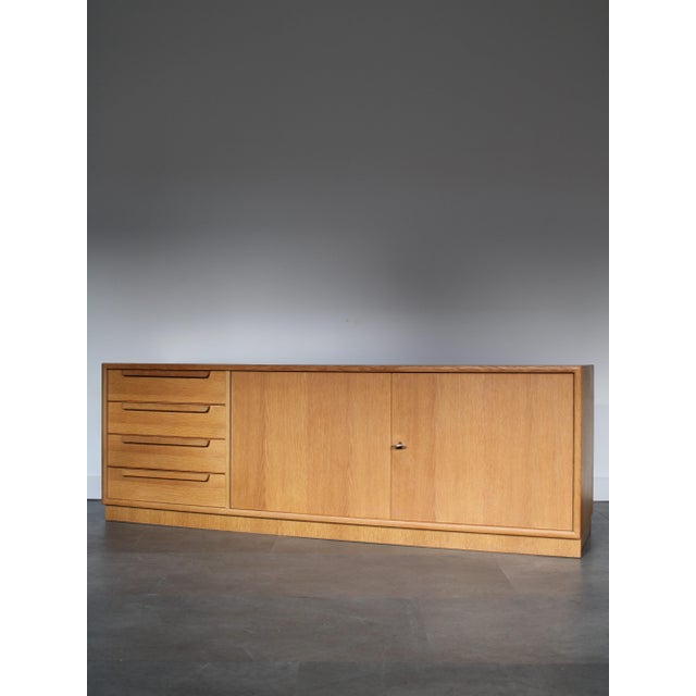1960s Vintage German Sideboard in Oak from WK Møbel, 1960s For Sale - Image 5 of 12