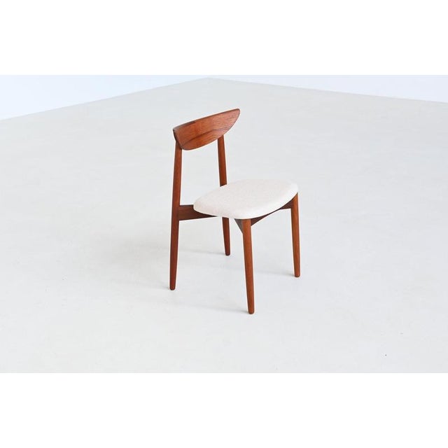 Dining Chairs in Teak by Harry Østergaard for Randers Møbelfabrik, Denmark, 1960s, Set of 8 For Sale - Image 18 of 18