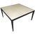 Bespoke Ebonized Ostrich-Top Coffee Table For Sale