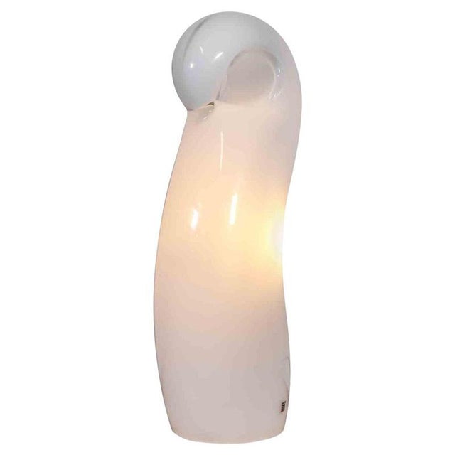 Glass Large Table Lamp in Murano Glass by Gino Vistosi, Italy, 1970s For Sale - Image 7 of 7