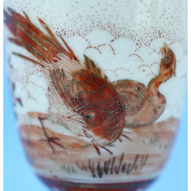 19th Century Meiji Bajazhai Porcelain Glasses by Miyaso Itto for Kutani Manufacture, Japan, Set of 2 For Sale - Image 18 of 18