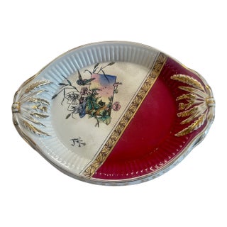 Late 19th Century Aesthetic Movement Bread Platter Give Us This Day Our Daily Bread For Sale