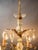 Brass Chandelier with Crystal Trimmings For Sale - Image 4 of 18