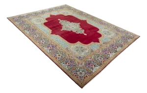 Kerman Oriental Hand-Knotted Rug