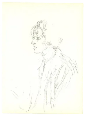 Alberto Giacometti, Portrait, Lithograph, 1964