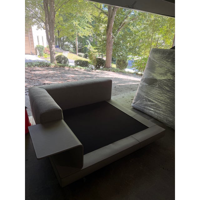 Minotti "White" Deep Terminal Sofa Lounge Element by Rodolfo Dordoni (Laf) For Sale In Atlanta - Image 6 of 7