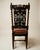 Wood Pair of Antique Jacobean Revival Carved Oak Hall Chairs With Heraldic Crest Backs & Leather Seats For Sale - Image 7 of 7