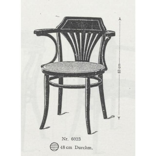Office Chair from Gebrüder Thonet, 1890s For Sale - Image 14 of 15
