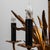 Mid 20th Century 20th Century Italian Gilded Florentine Tole Wheat Sheaf Chandelier by Hans Kögl For Sale - Image 5 of 18