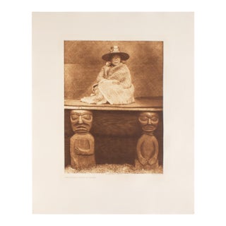 After Edward Curtis “A Nakoaktok Cheif’s Daughter” Photogravure Restrike For Sale