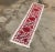 Red Art Deco Suzani Handmade Red Clove Crochet Table Runner For Sale - Image 8 of 8