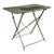 French Painted Wrought Iron Folding Garden Table, Circa 1920's For Sale