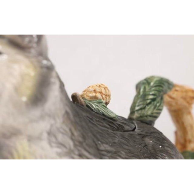 Ceramic Vintage Ceramic Wolf Teapot by Fitz and Floyd For Sale - Image 7 of 9