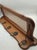 Baroque Vintage Viennese Oak Cane Wall-Mounted Coat Rack with Brass Hooks in Putto Motifs, 1960s For Sale - Image 3 of 17