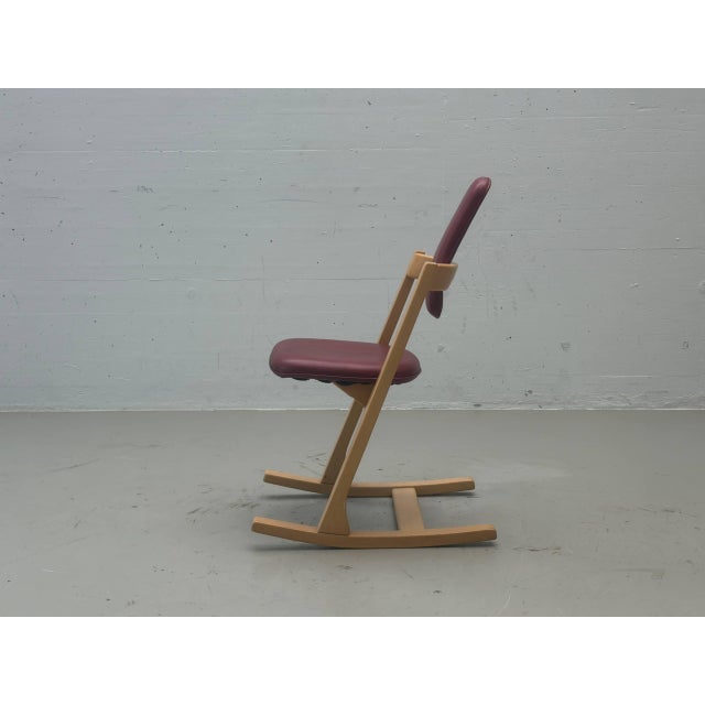 Vintage Pendulum Balans Chair by Peter Opsvik for Stokke, Norway, 1983 For Sale - Image 11 of 15