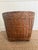 English X Large Vintage Wicker Basket For Sale - Image 3 of 7