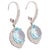 Natural aquamarine 13.96cts & diamond 0.63cts earring in 18k gold For Sale - Image 15 of 18