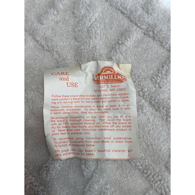 Vermillion Vintage American Oak Wire Cheese Slicer by Vermillion, Made in Usa For Sale - Image 4 of 9