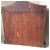 Wood Antique Advertising Desktop, Paper, Letter Holder, Storage Cupboard For Sale - Image 7 of 7