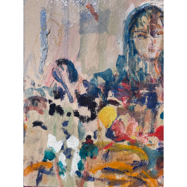 1990s Gleb Savinov, Study for Maternity, 1996, Oil on Board For Sale - Image 5 of 6
