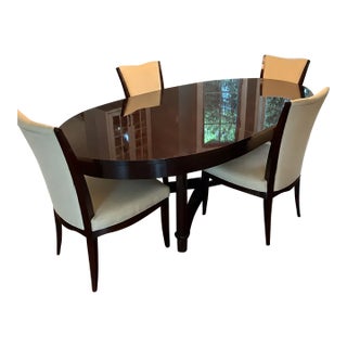 Mahogany Dining Set Designed by Barbara Barry for Baker Furniture For Sale