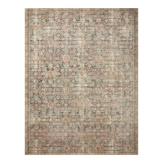 Angela Rose x Loloi Aubrey Rug Navy / Multi 3'-9" x 5'-6" Accent Rug For Sale