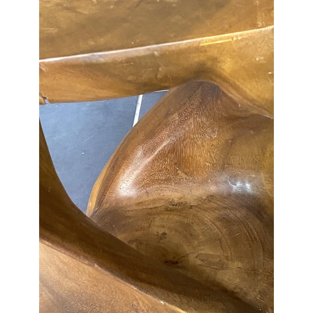 N1 Stool in Raw Walnut Wood, 1970 For Sale - Image 17 of 17