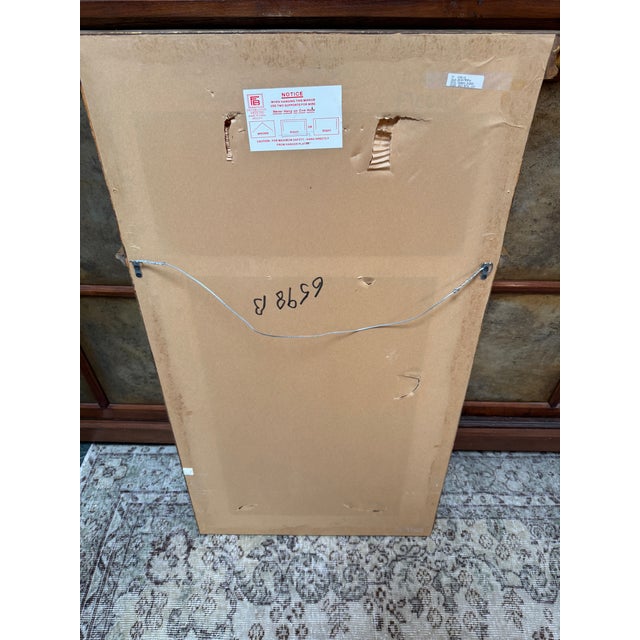 Federal Style Gilt Wood Trumeau Mirror, Vintage For Sale - Image 4 of 12