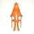 Italian Sculptural Armchair in Elm, 1970s For Sale - Image 6 of 11