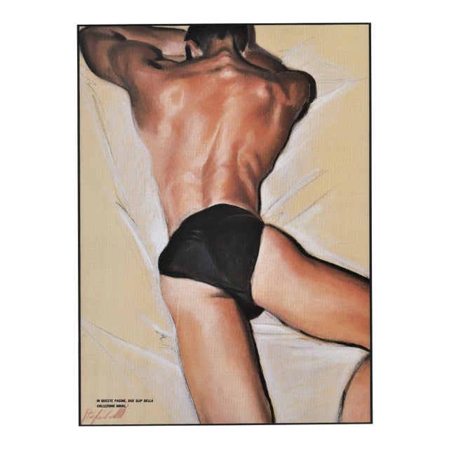 Matted Stefano Canulli's Fashion Print for Men's Briefs For Sale