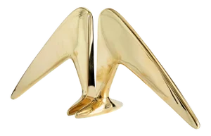Carl Auböck Model #4630 Brass Bookends - a Pair