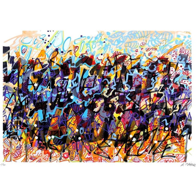 Richard Saint-Amans, Calligraff 6, 2019, Screenprint For Sale - Image 11 of 11