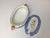 Metal Antique Royal Worcester Blue White and Gold Sauce Tureen With Elephant Handles For Sale - Image 7 of 8