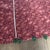 burgundy sidelight privacy panels lined hand beaded with leaves 40 wide x 13 length uses curtain rings