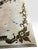 Vintage Italian Neoclassical Etched Marble and Gilt Brass Low Coffee Table For Sale - Image 15 of 17