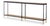 Introduce a touch of modern elegance to your entryway or living space with this oak and bronze metal console table. The...