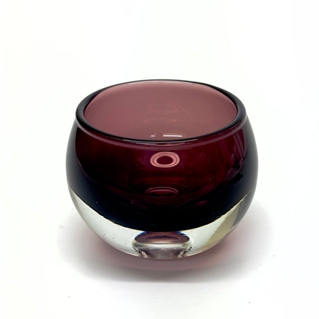 Amethyst Mixed Amethyst Glass Stemware Curation - Group of 5 For Sale - Image 8 of 11