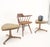 Mid-Century Modern Pair Triangular Shape Marble Tops End Side Stands Lamp Tables Tomlinson Mint! For Sale - Image 3 of 15