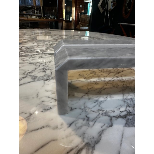 2020s Handmade Italia Carrara Marble Rego Laptop Holder 2023 For Sale - Image 5 of 9