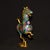 Late 19th Century Cloisonné Enamel Galloping Horse Statue on Swallow Base For Sale In Los Angeles - Image 6 of 9