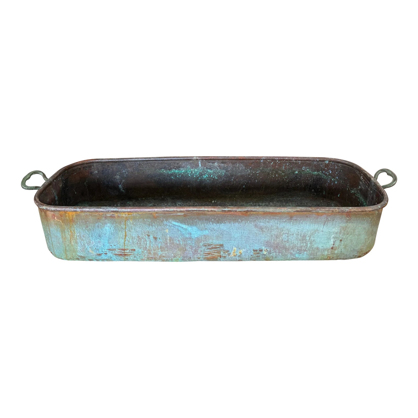 Vintage Indoor / Outdoor Copper Planter Chairish